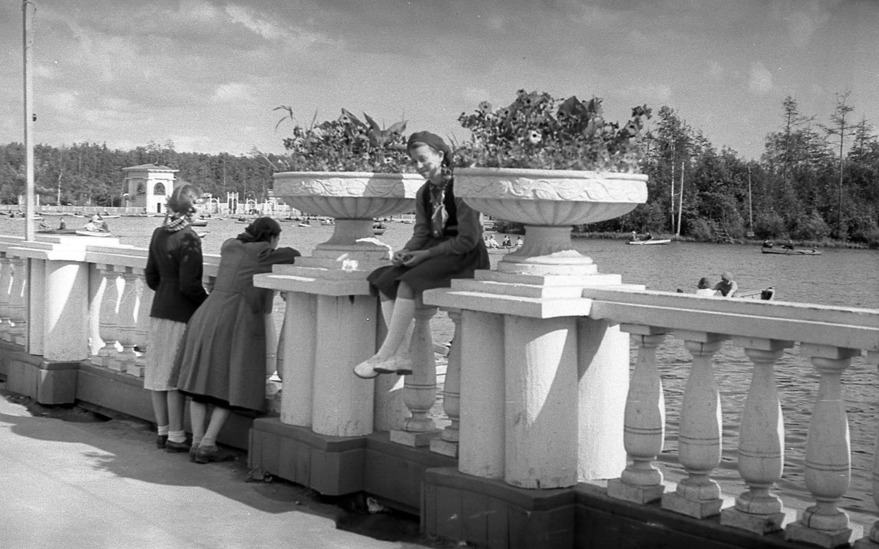 Izmaylovsky park in Moscow, 1956