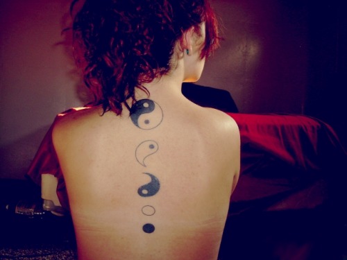 yin yang tattoo on yin yang tattoo on