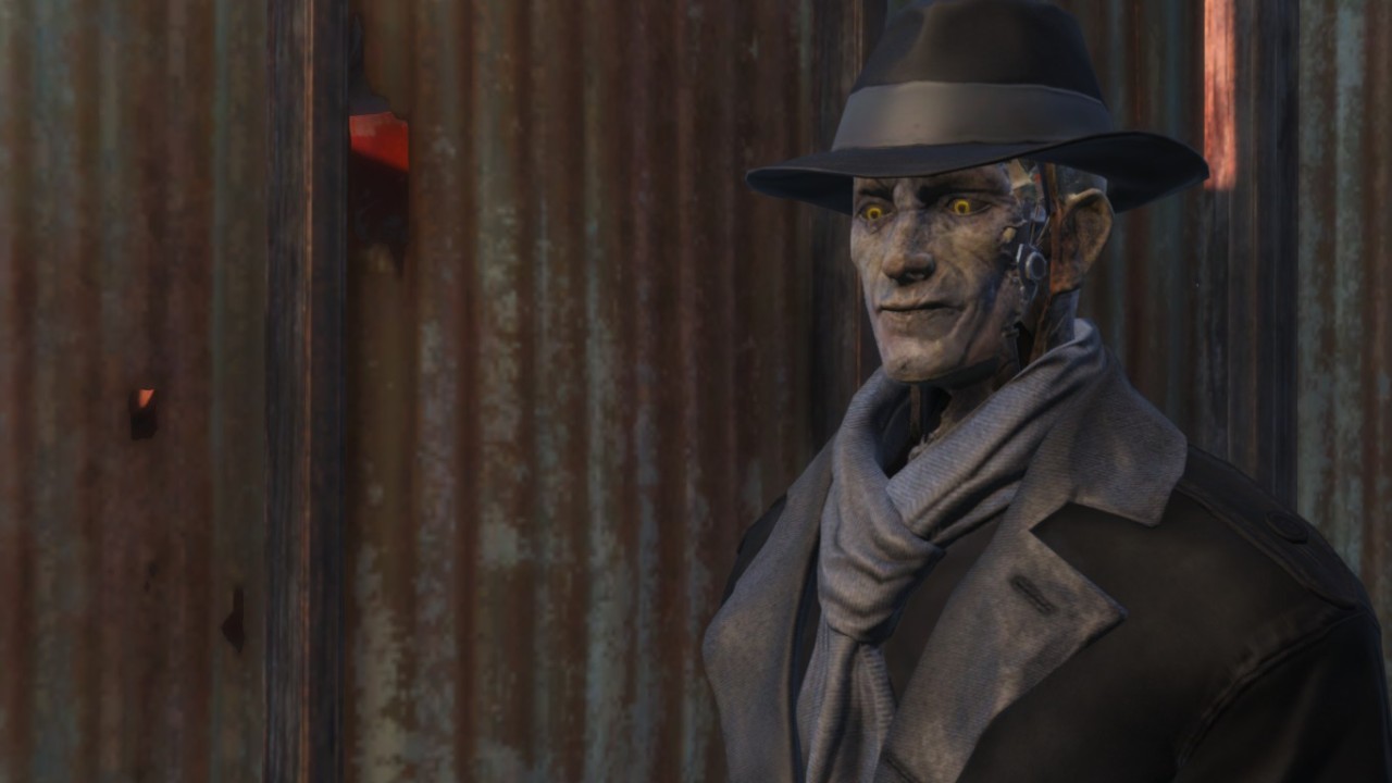 Fashionable Nick Valentine Mod Silver Shroud