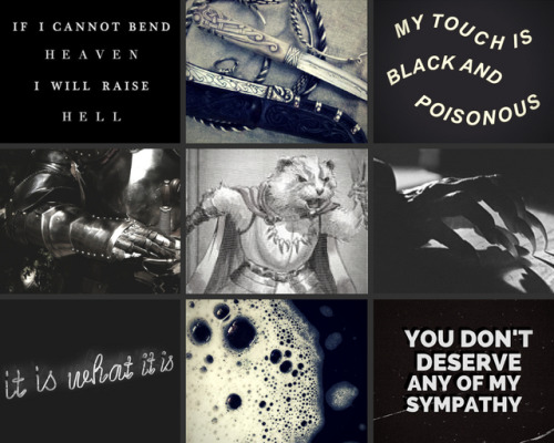 kin—aesthetics:Moodboard for Swartt Sixclaw from The...