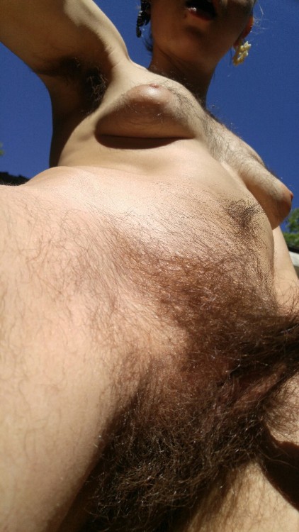 phoenixfloe:Touching big bushes in my backyard ;)I have...