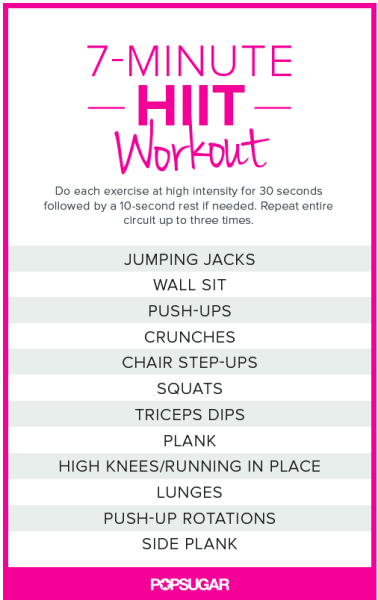 7 Minute Workout Tumblr
