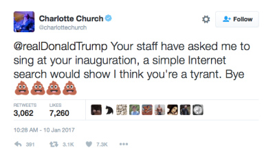 call charlotte church name search web