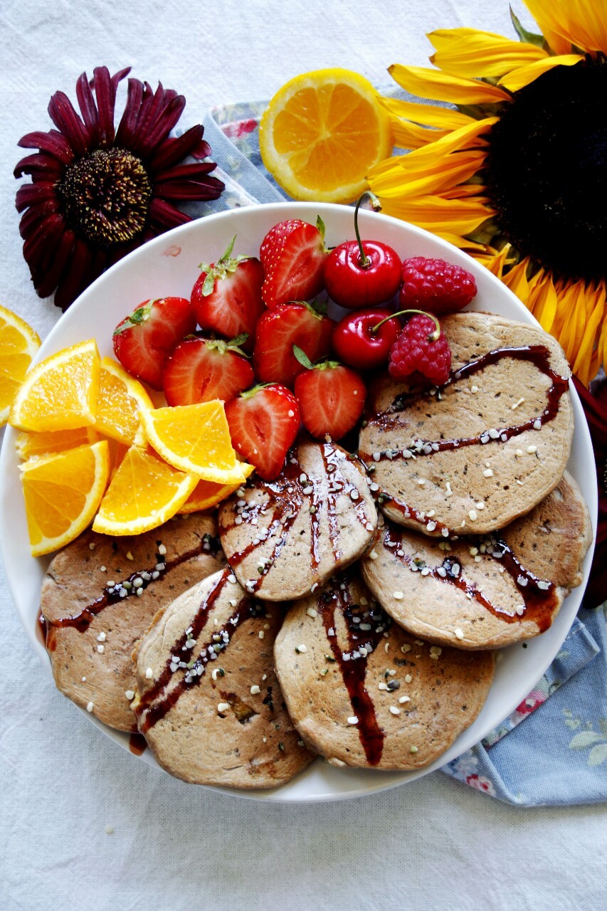 daily vegan — Pancake sunday 🎉 craving them so bad right now 😩...