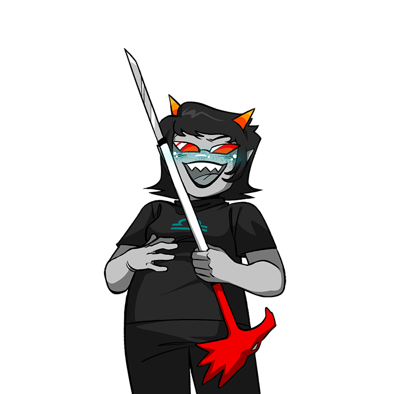 Karkat Mode Pesterquest Sprite Edits That I Made For No Reason. black kitch...