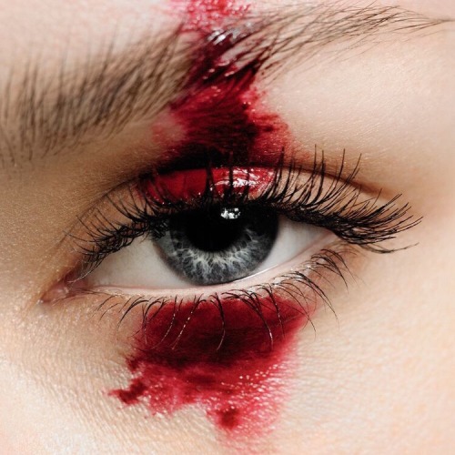 miss-mandy-m:Makeup Mondays/ Happy Halloween!:Liquid red...