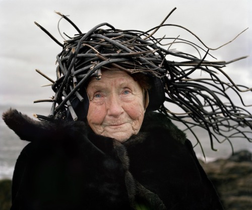 mymodernmet:Playful Seniors Wear Organic Materials to Personify...