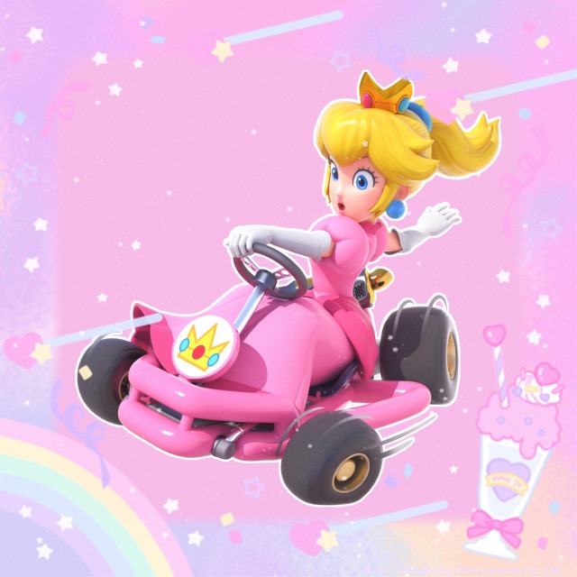 peachy*♡ — Peach on Mario Kart Tour
