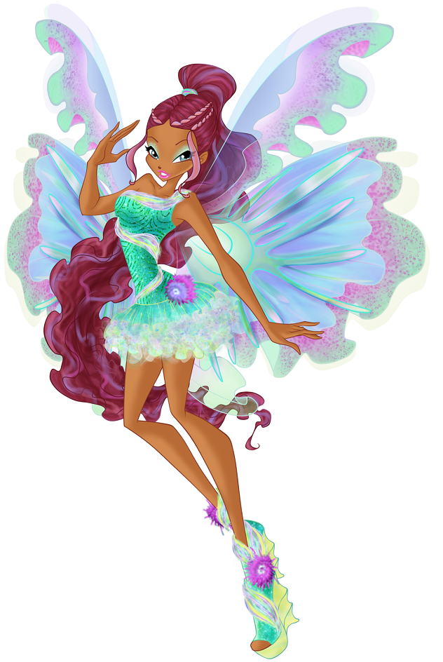 TimeStar-hime • Winx Club - Mythix Transformation Roxy Mythix...