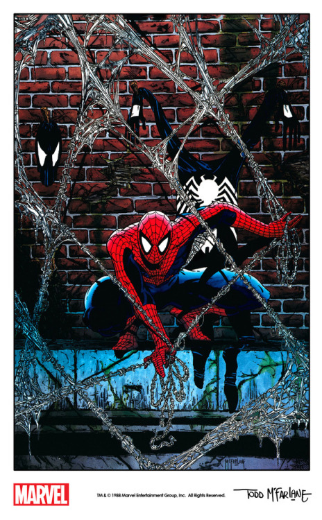 themarvelproject:Spider-Man by Todd McFarlane (1988) in a...