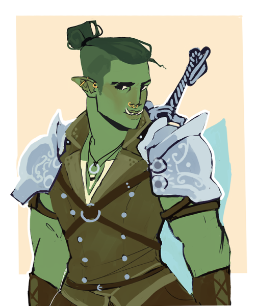 filibusterfrog:half orc!! love her!!! for @bi-oware