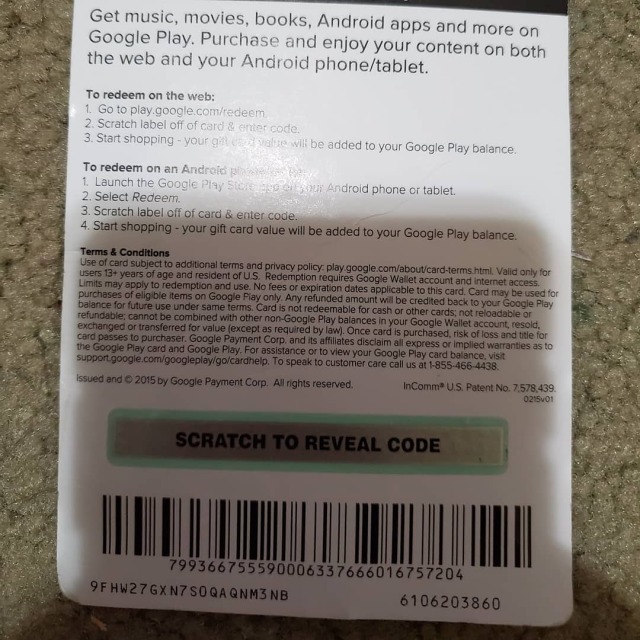 Google Play Gift Card Tumblr - google play gift card used for roblox