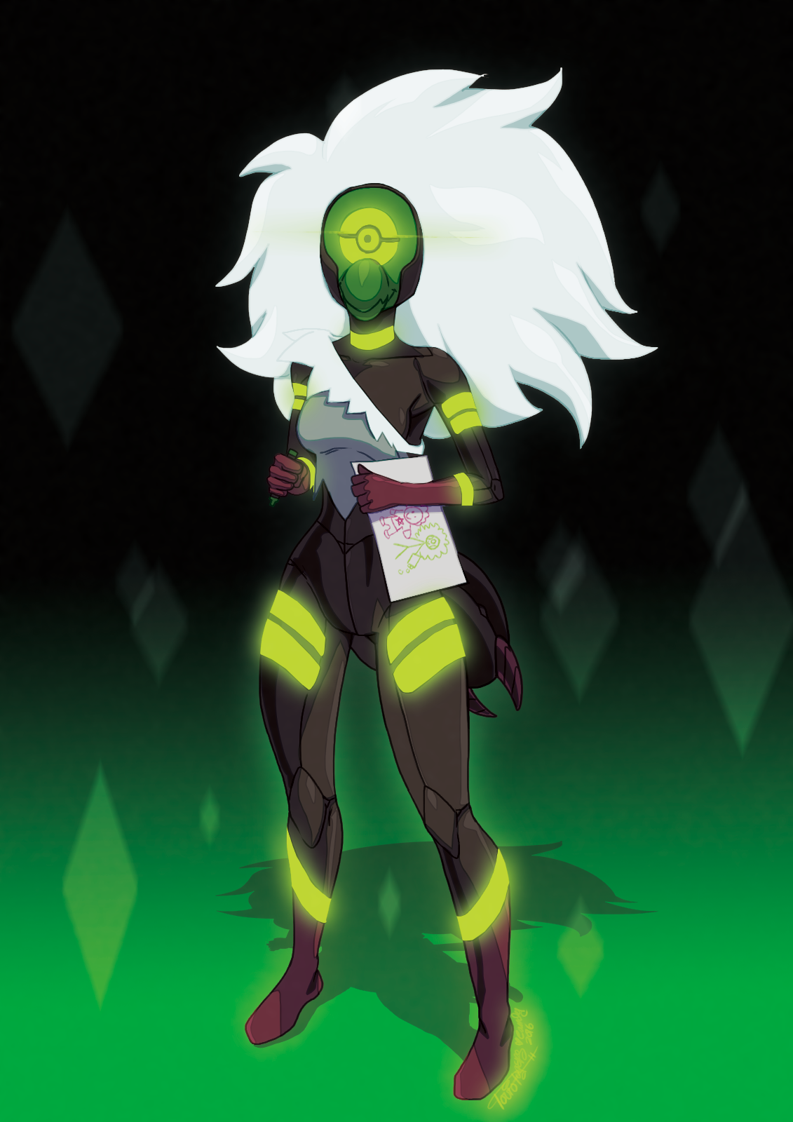 one of you guys requested the semi healed centipeetle so i drew one up really quick