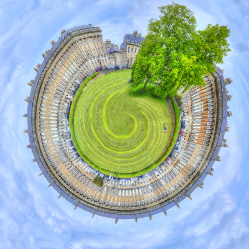 A panorama planet of some shots I took in Bath, Somerset.