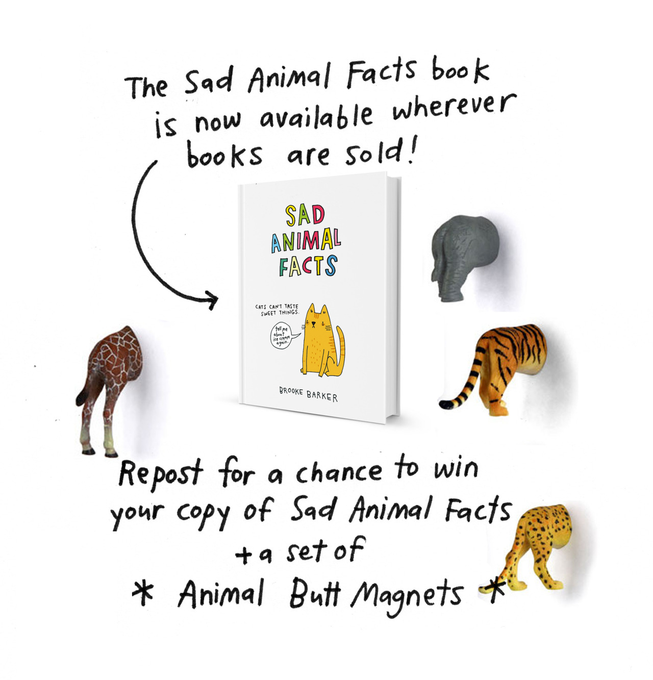 Have you gotten your copy of Sad Animal Facts yet?It’s full of adorably