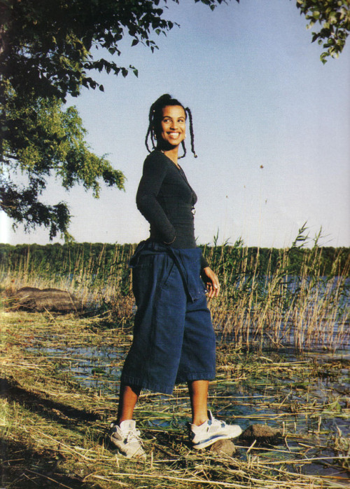 vintagewoc:Neneh Cherry by Jean-Baptiste Mondino in The Face...