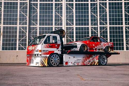 toyota-afficionado:Insane ae86 truck combo