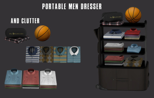 Portable Men DresserBasketballFolder Shirts - 3 versionsMen...