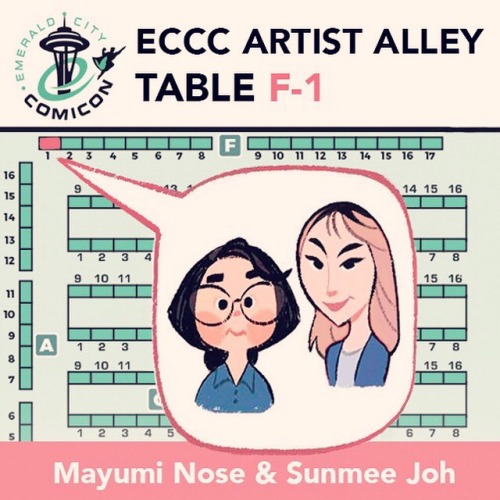 Come find me this weekend in the corner of ECCC at table F-1!...