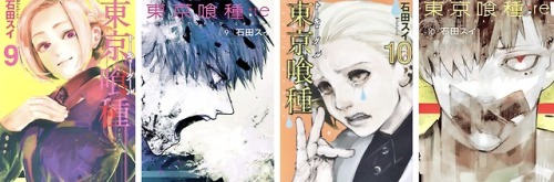 toukatan:tokyo ghoul & tokyo ghoul:re → volume covers 01 -...