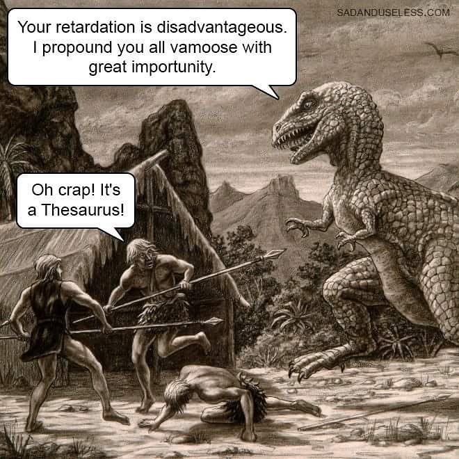 thesaurus dinosaur