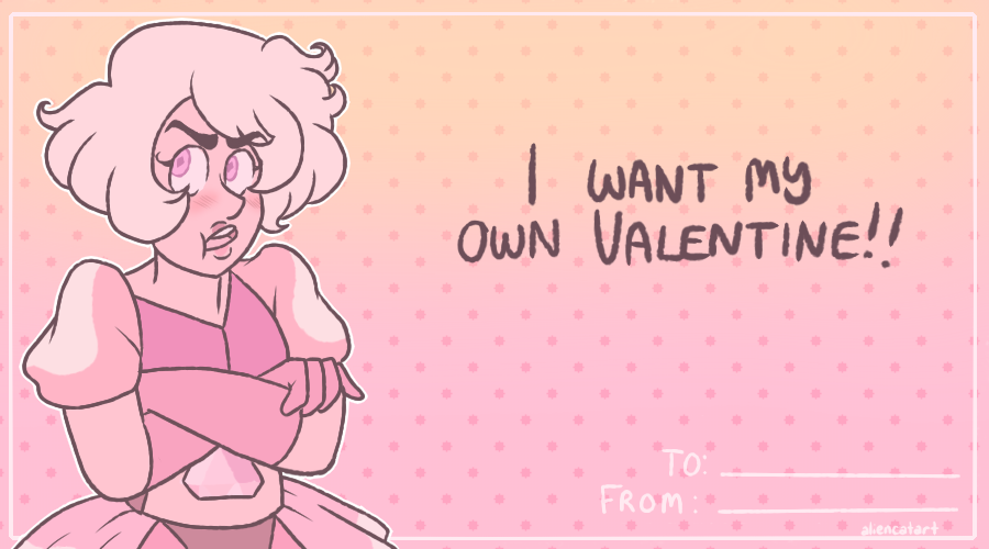 Steven Universe Valentine’s Day Cards Part 3! yup, i decided to do them again this year because i just could not resist drawing all these lovely gems!! and these cards are of course free to use! happy...