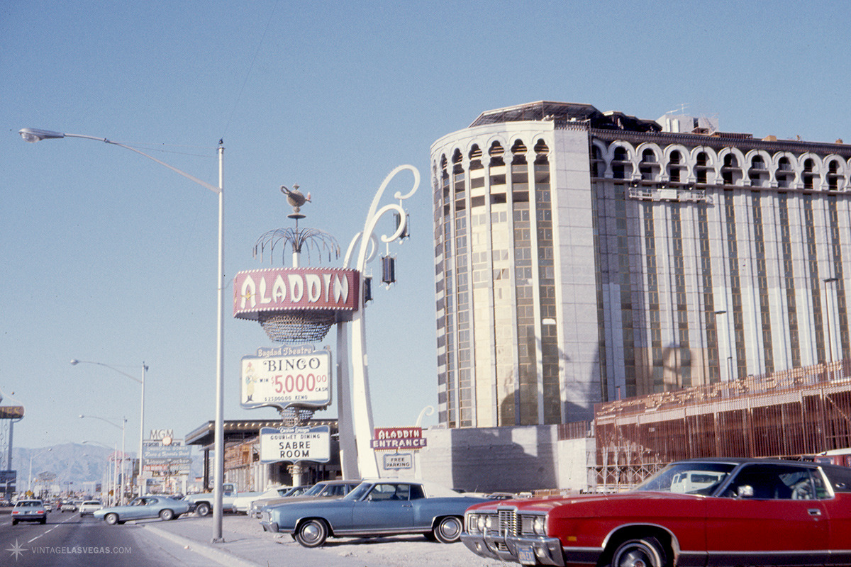 Vintage Las Vegas — Las Vegas, July 1966. Carousel Motel, Sands Hotel,...