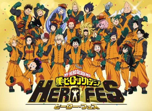 cowcat44:A new visual for the My Hero Academia HERO FES live...