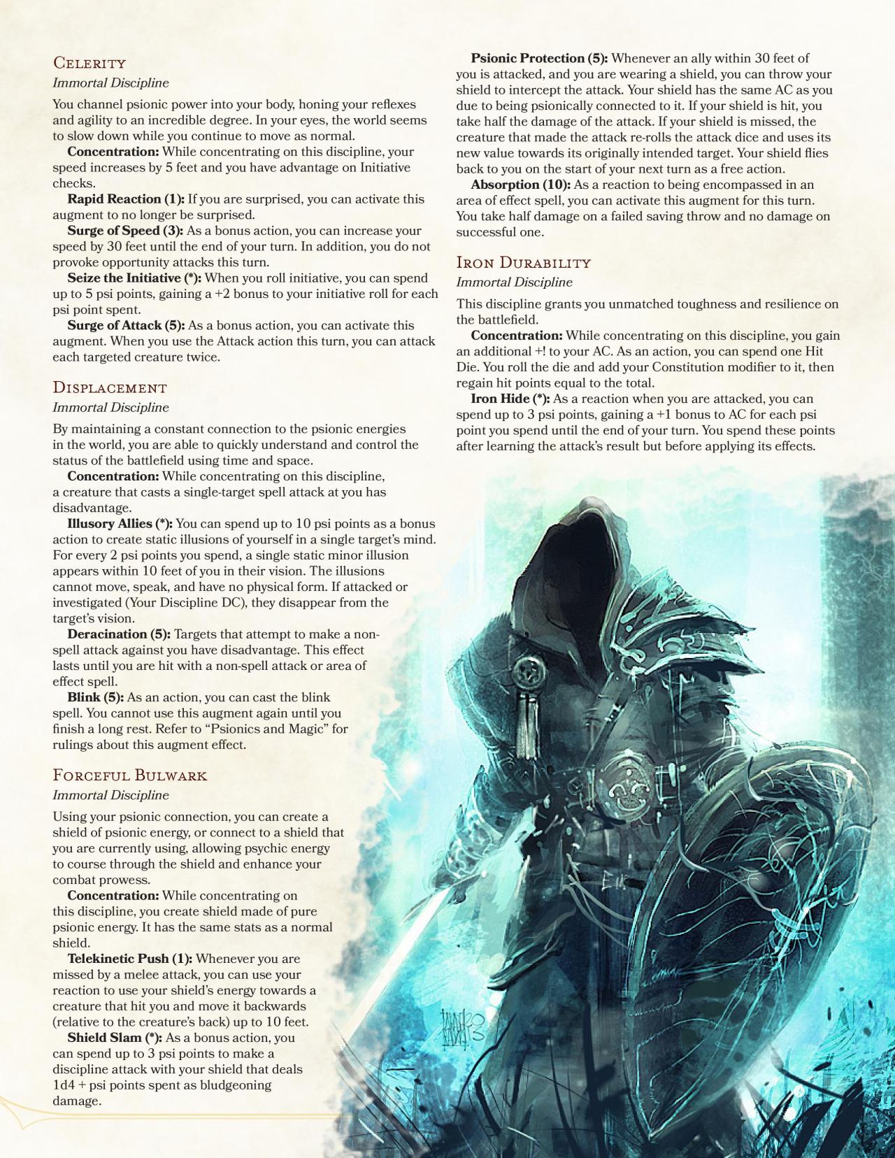 DnD 5e Homebrew — Mystic Continuation by dalagrath