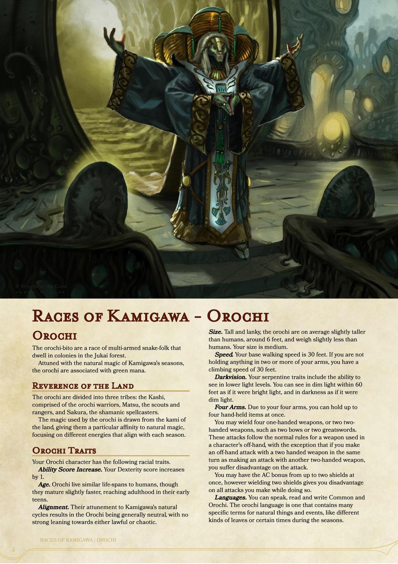 Kor Artificer D&D Homebrew — Races of Kamigawa - Akki (Goblins) and