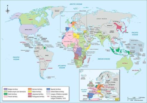 The World in 1920. World War I (1914-1918)... - Maps on the Web