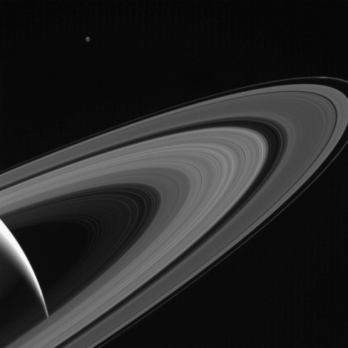 colchrishadfield:A ton of icy dust falls from these rings into...