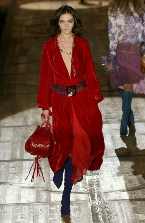 roberto cavalli fw05 mariacarla boscono
