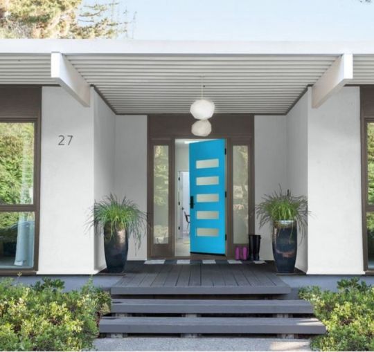 Blue door