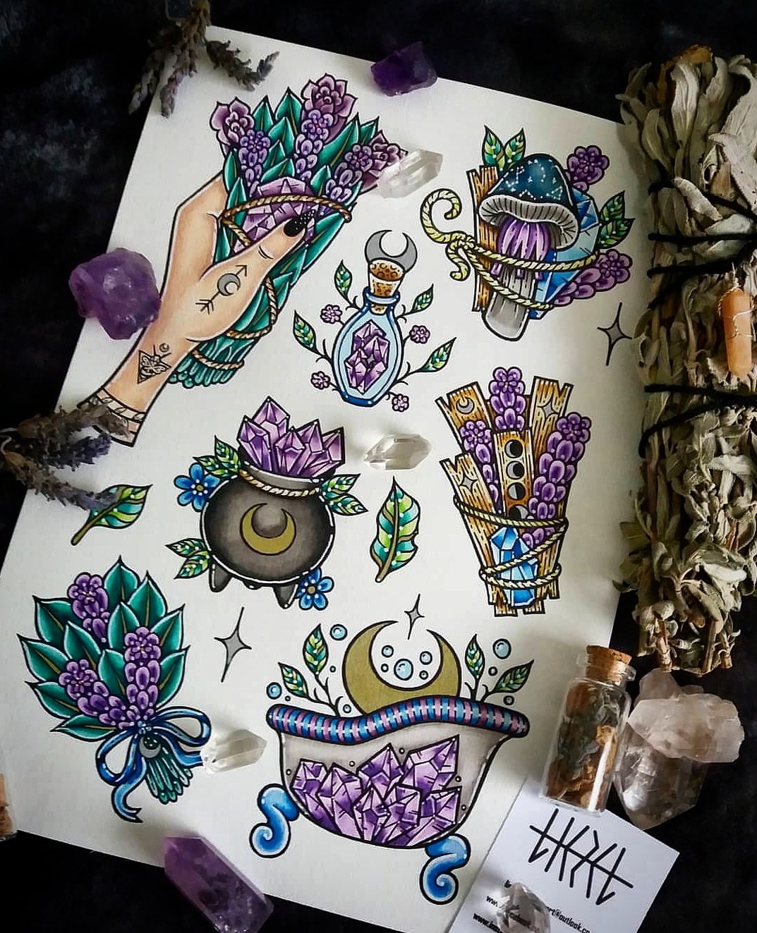 20 Amazing Witchy Occult Tattoos Ink Tributes and Inspiration – Cthulhu  Coven