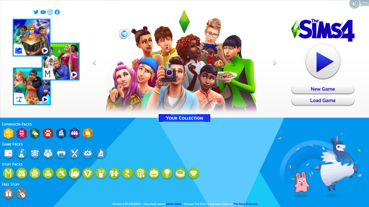 Mod The Sims The Sims 4 Logo Main Menu Override