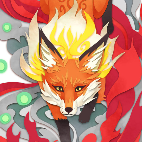 risachantag:Fox Fire - Inspired by kitsunebi (mythological...