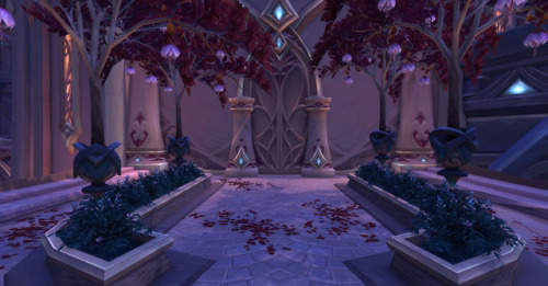world of warcraft suramar broken isles nightborne campsite small setting outdoor