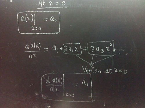 fuckyeahphysica:Taylor Series : an infinite sum giving the...