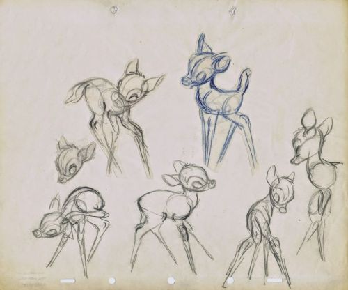 2dtraditionalanimation:Bambi - Milt Kahl