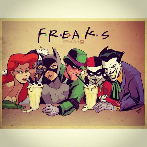 rickcelis:#TwoFaces #PoisonIvy #TheRiddler #Joker #Harley...