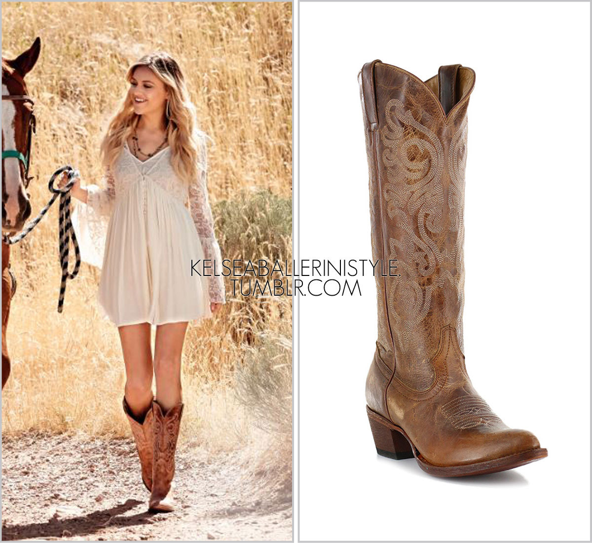 Kelsea Ballerini Style Boot Barn Ad Fall 2016 Shyanne Tall