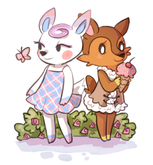 princess-peachie:These two used to hang out together in my town...