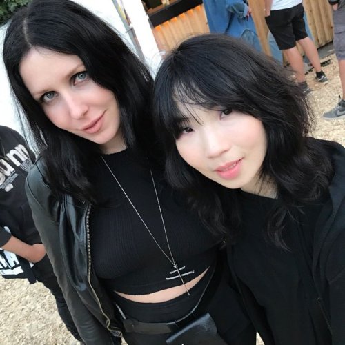 womenovmetal:Wata (Boris) & Chelsea Wolfe