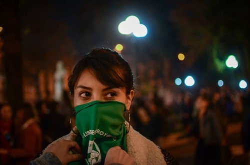 Marcha por el aborto libre. Santiago - Chile (25 de Julio,...