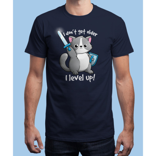 qwertee:“Level up cat” is today’s tee on...