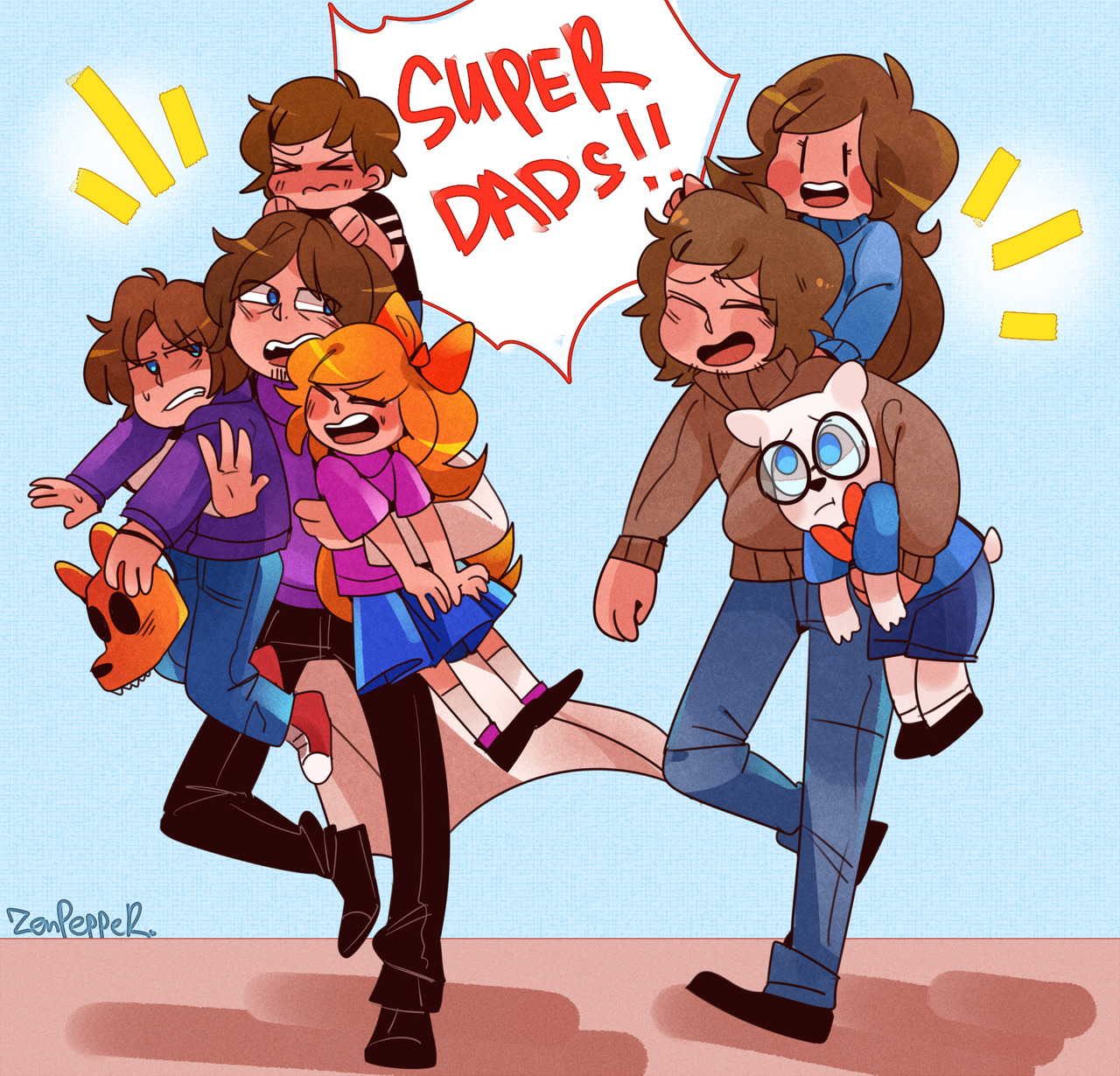 Wow Look Nothing Super Dads William Afton S Family And Henry
