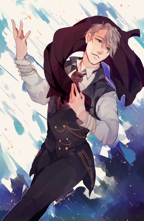 crimson-chains:Victor to match the Yuri I drew before ^w^I have...