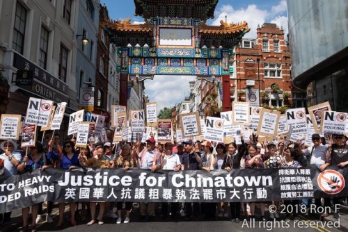 antifainternational:LONDON REPORTBACK!  London’s Chinatown shut...