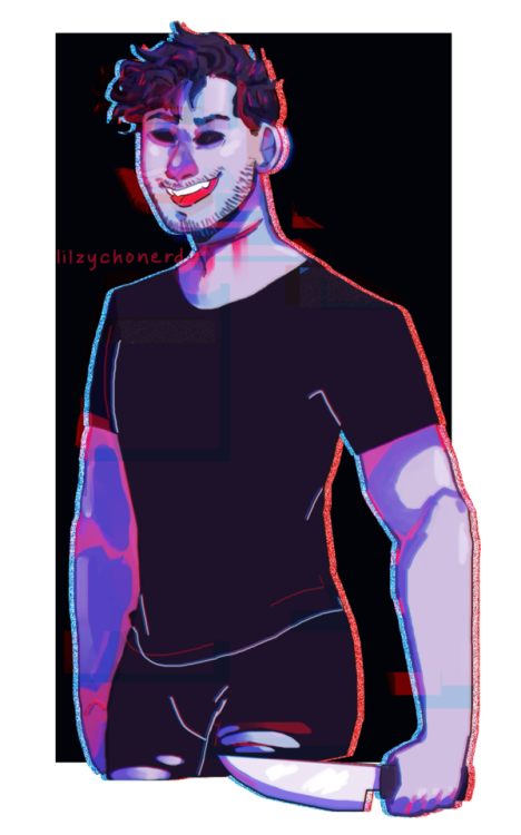 lilzychonerd:There was this edit of Darkiplier but as Anti and...